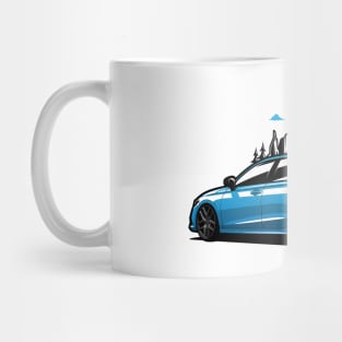 Blue Civic SI Mountains Mug